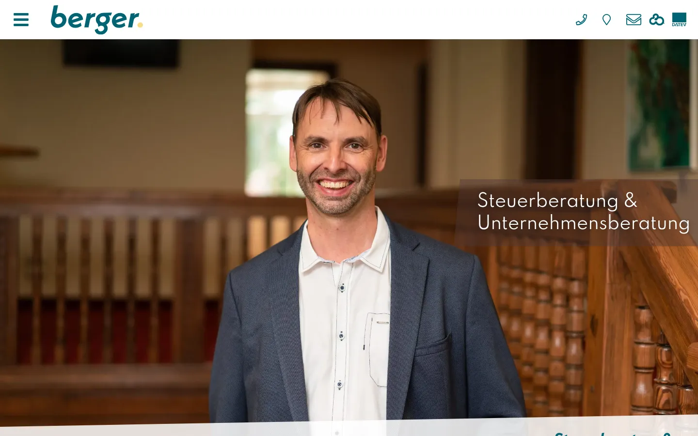 Screenshot der geprüften Website https://www.berater-berger.de/