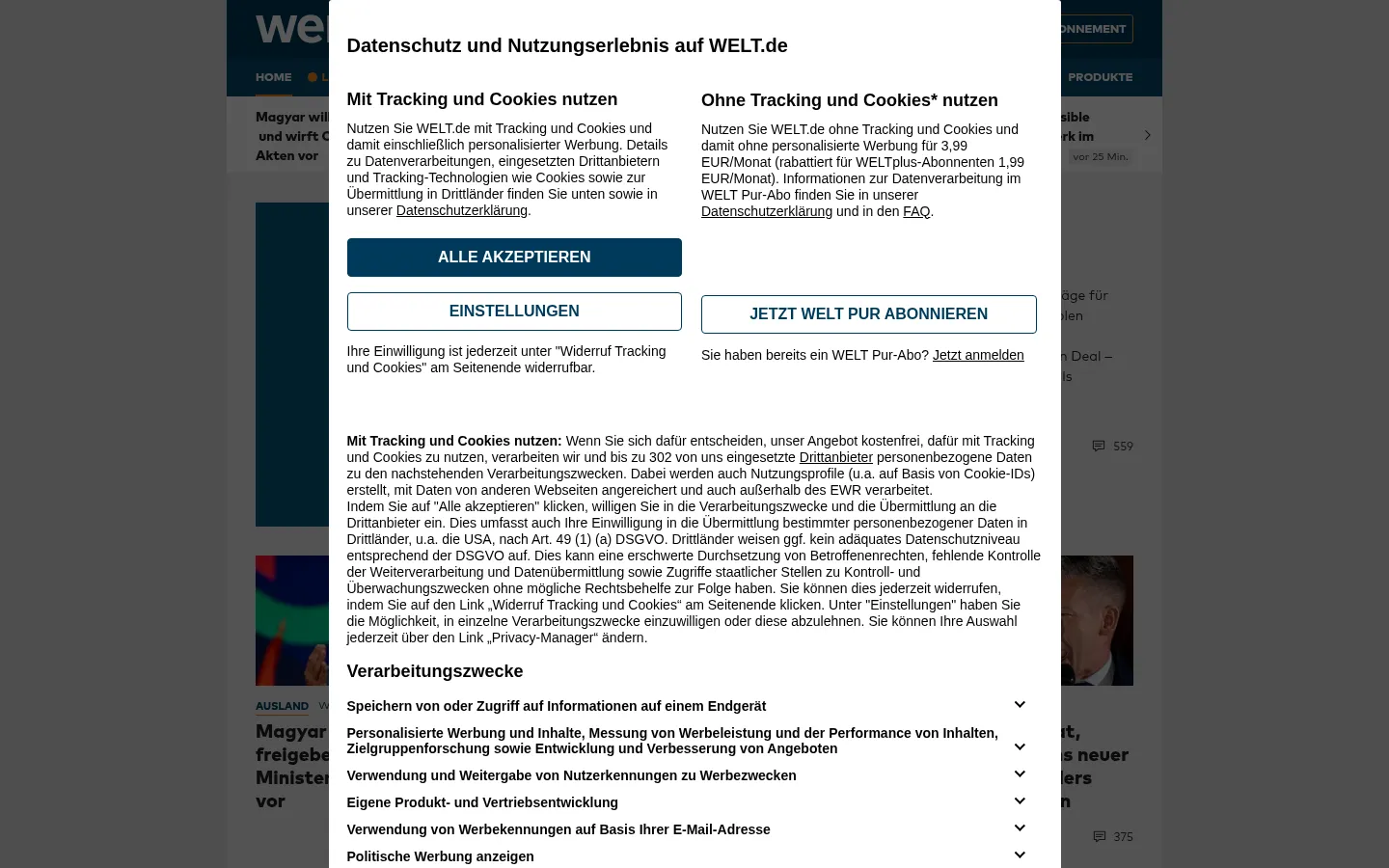 Screenshot https://welt.de/