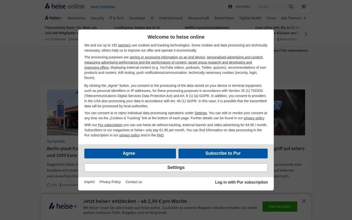 Screenshot https://heise.de/