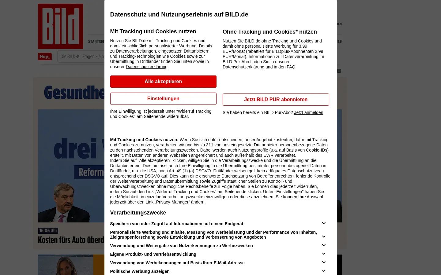 Screenshot https://bild.de/