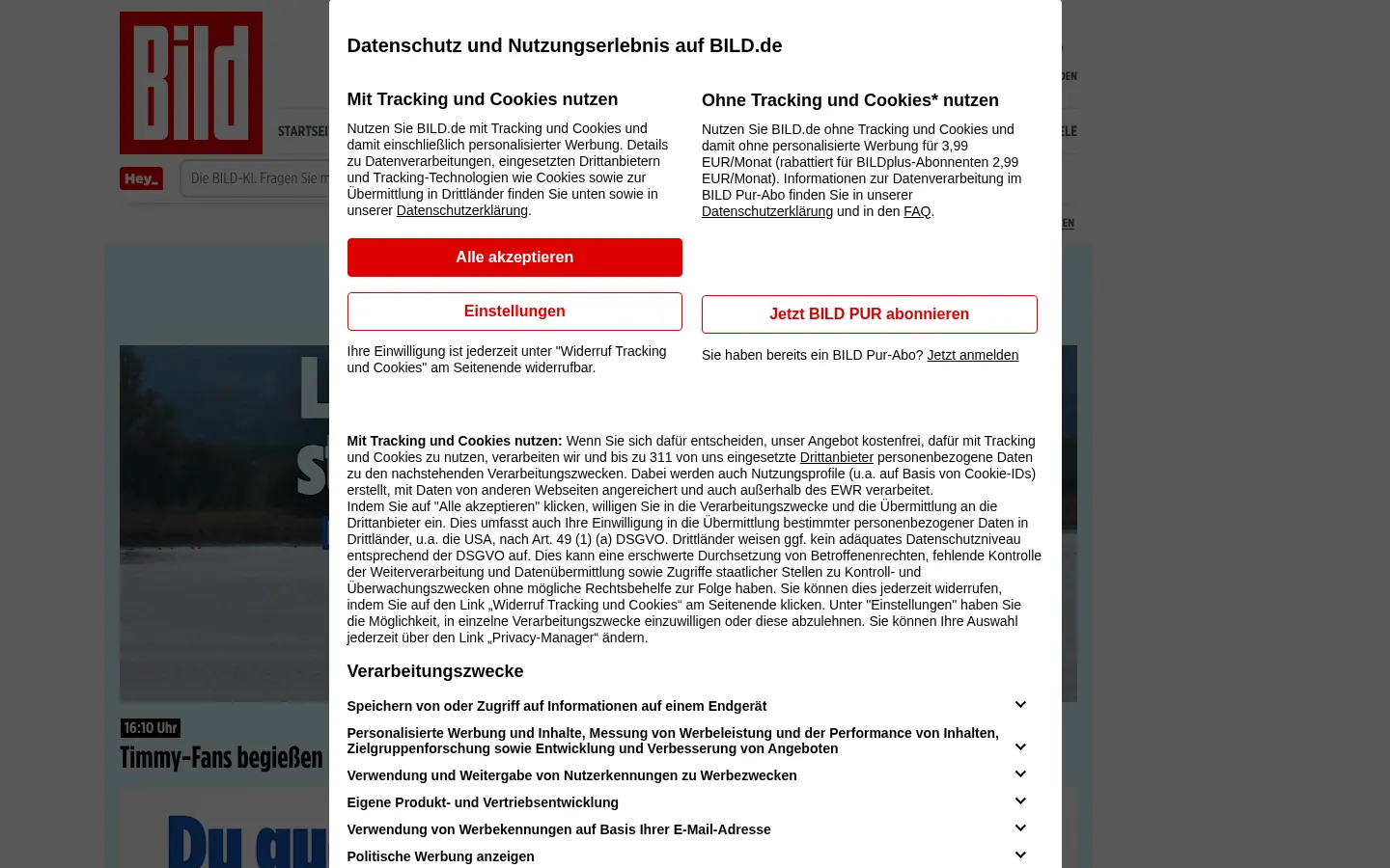 Screenshot https://bild.de/