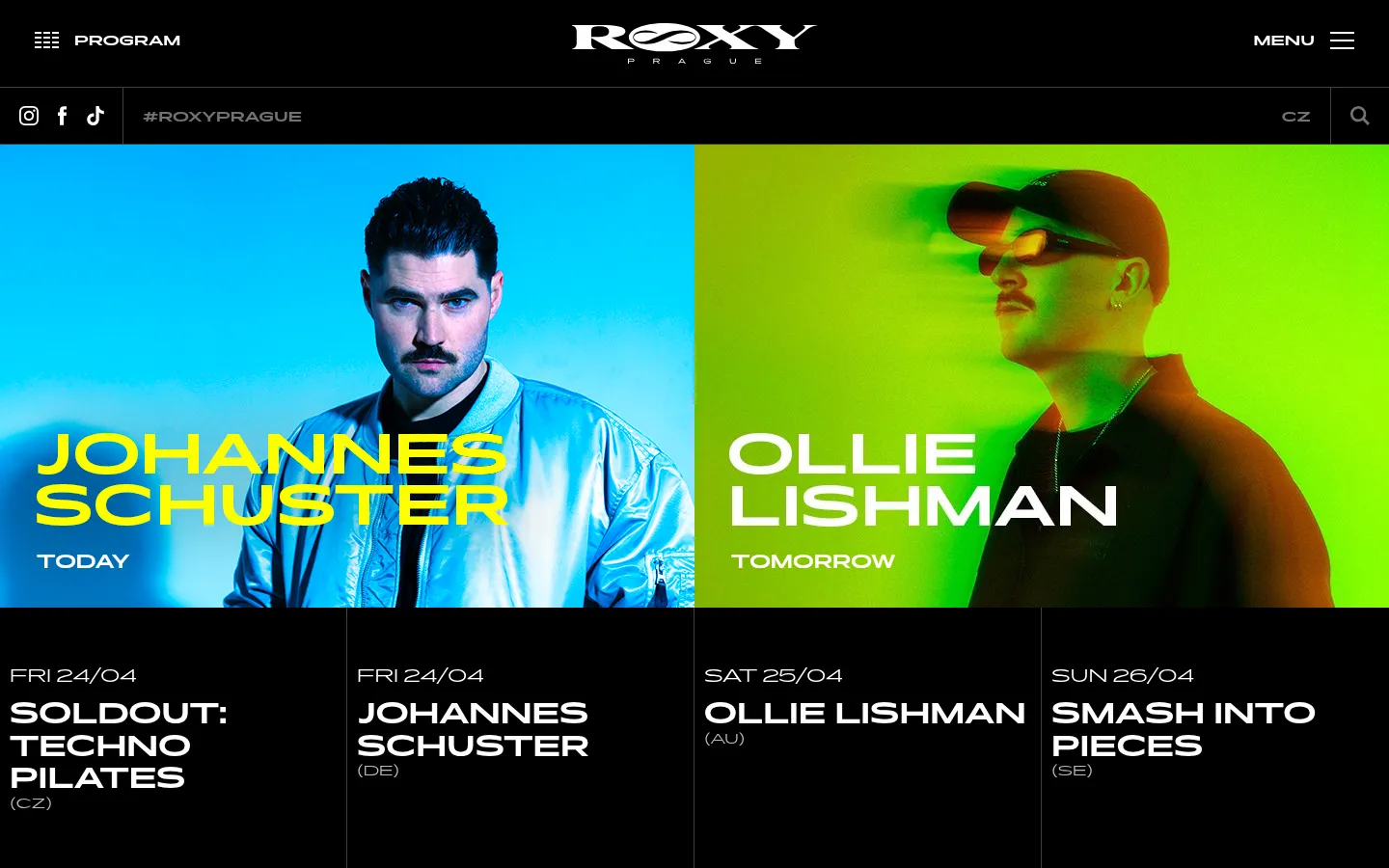 Screenshot https://www.roxy.cz/en/