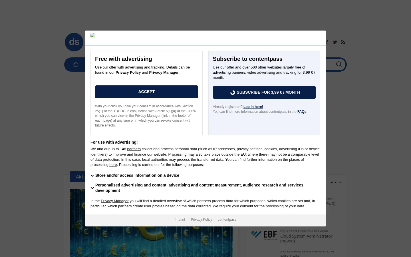 Screenshot https://deutsche-startups.de/
