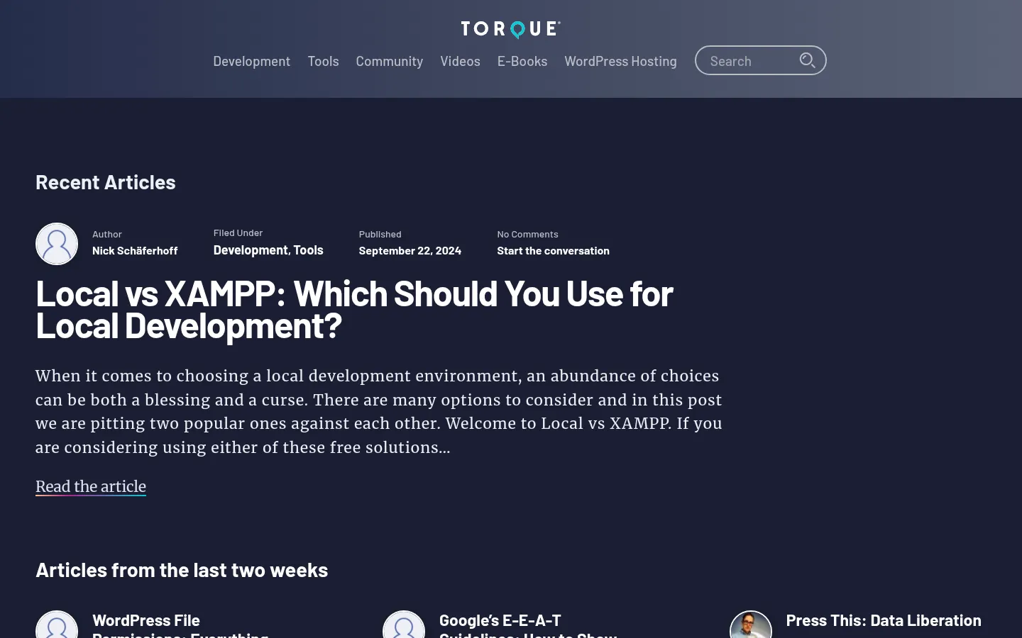 Screenshot https://torquemag.io/