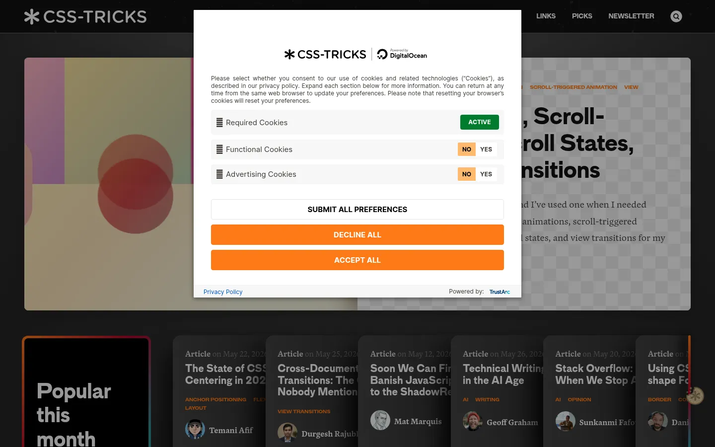 Screenshot https://css-tricks.com/