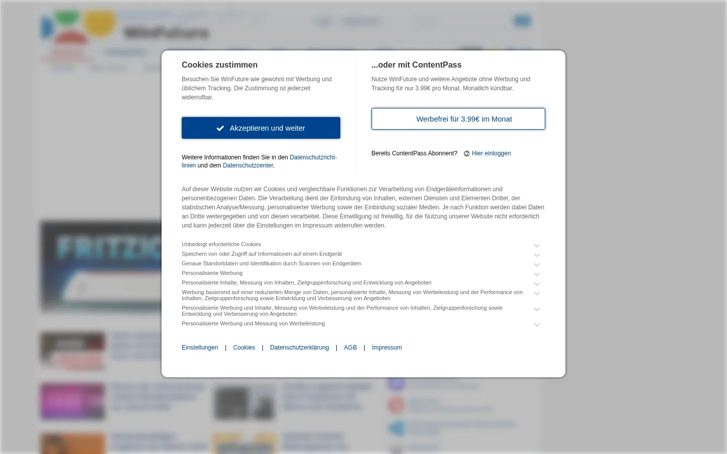 Screenshot https://winfuture.de/