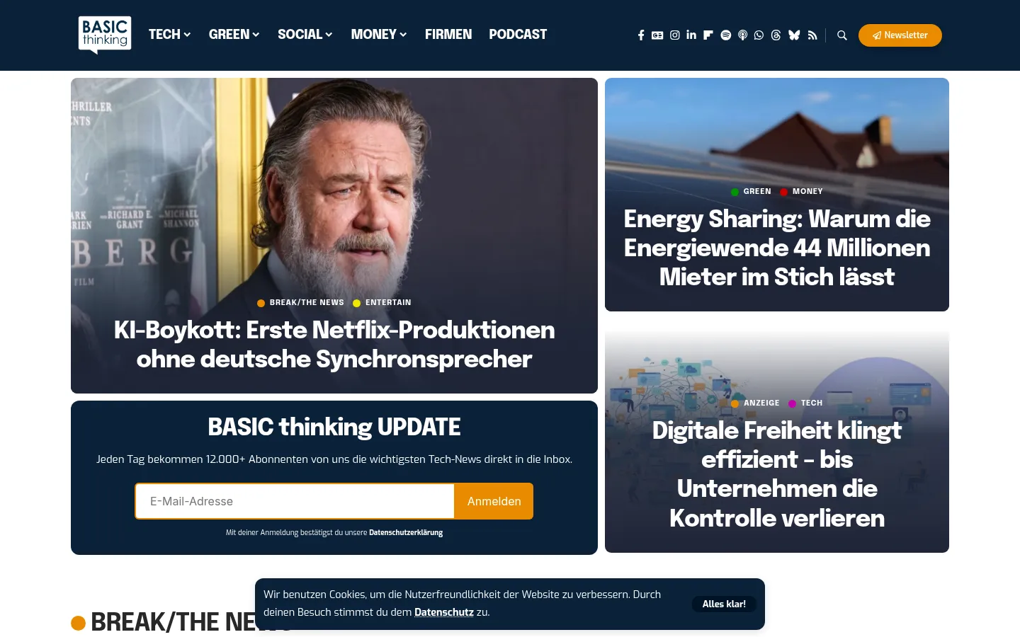 Screenshot https://mobilegeeks.de/