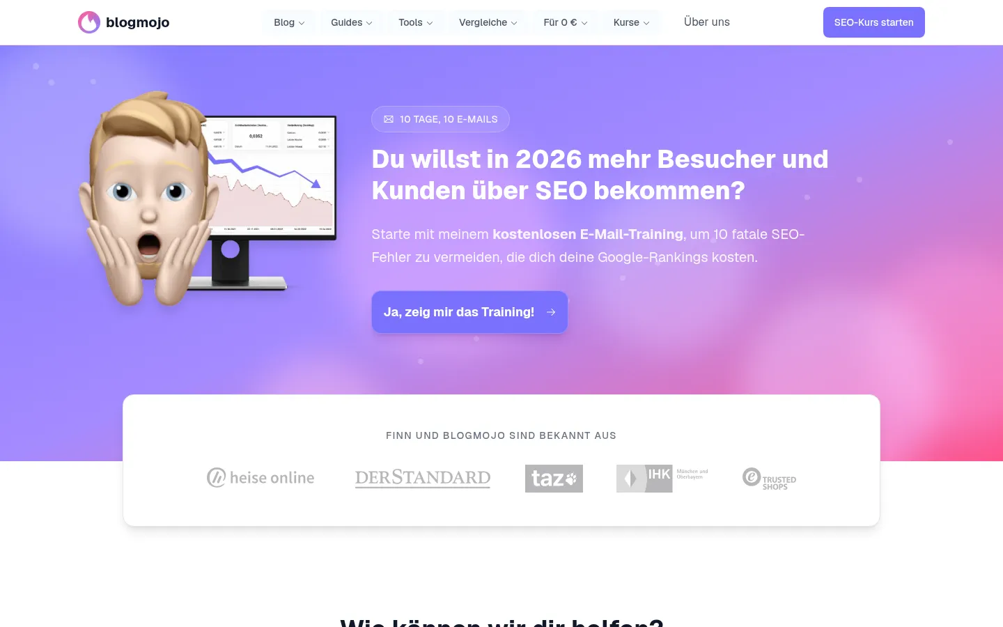 Screenshot https://blogmojo.de/