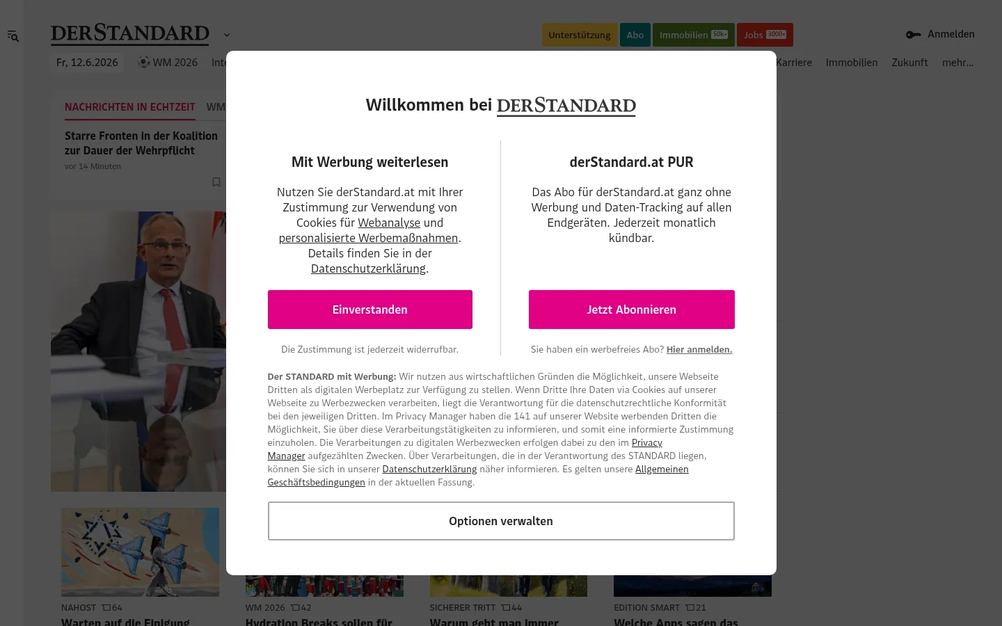 Screenshot https://www.derstandard.at/