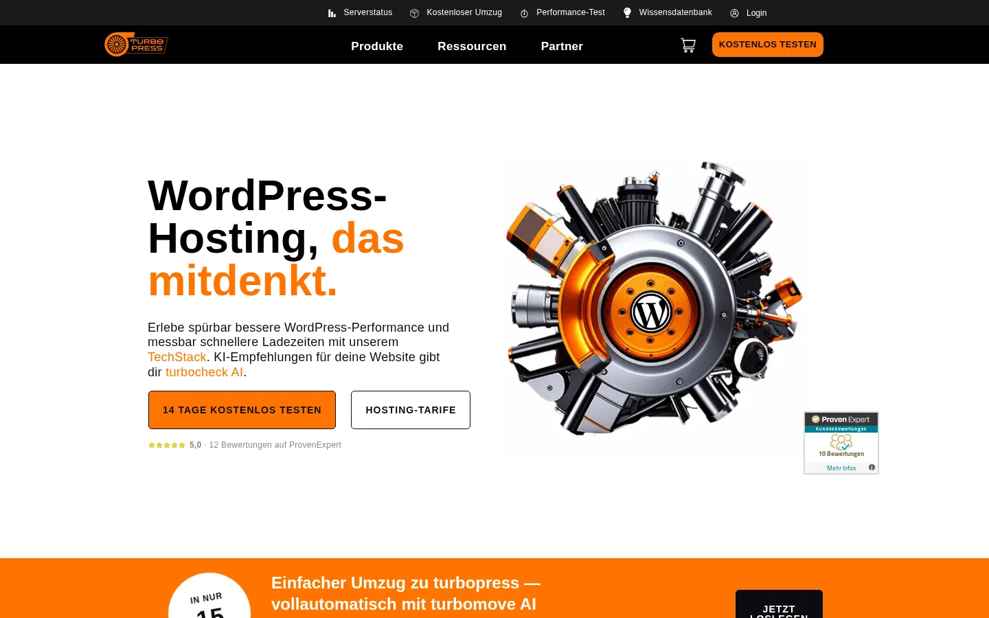 Screenshot https://turbopress.de/
