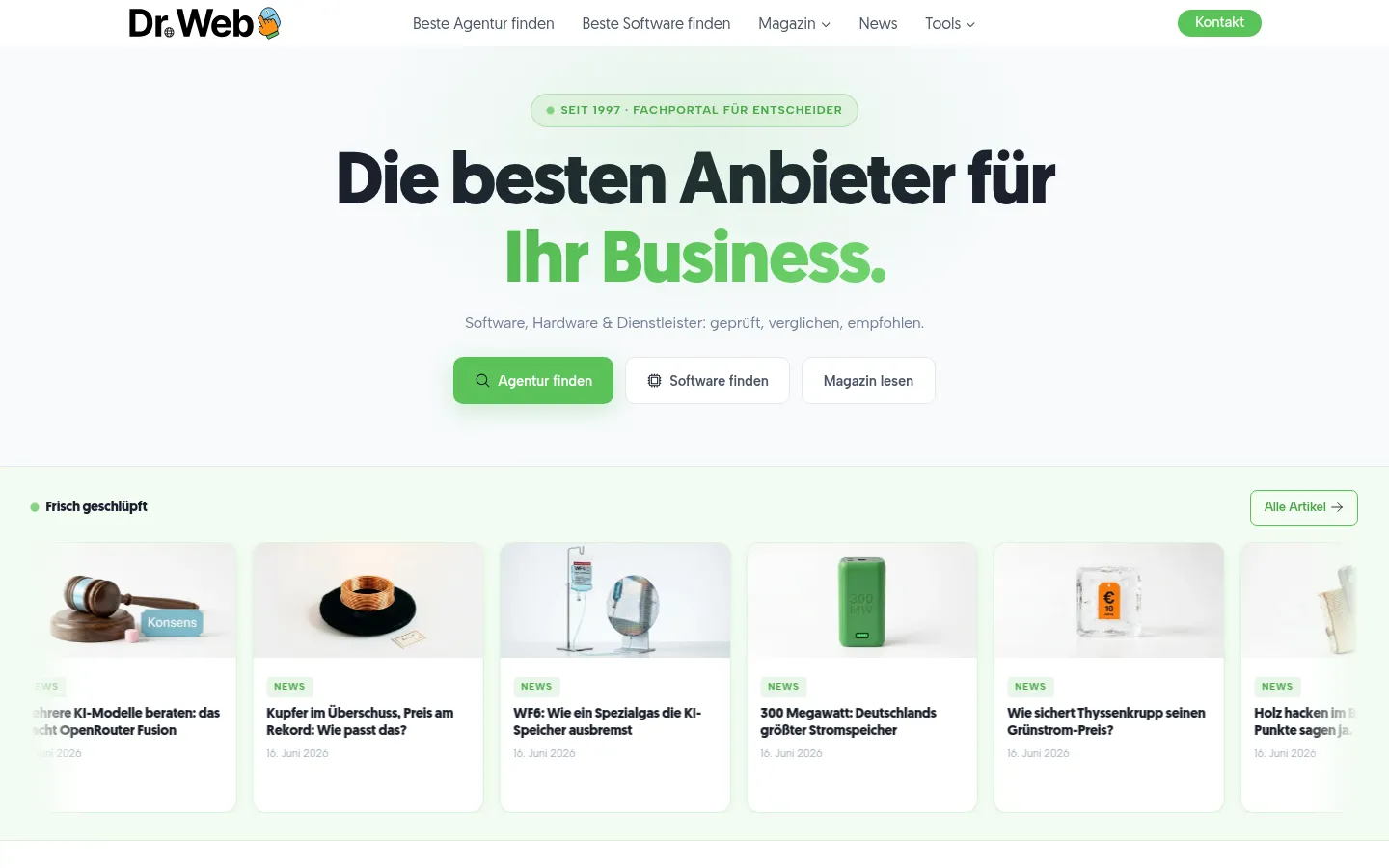 Screenshot https://drweb.de/