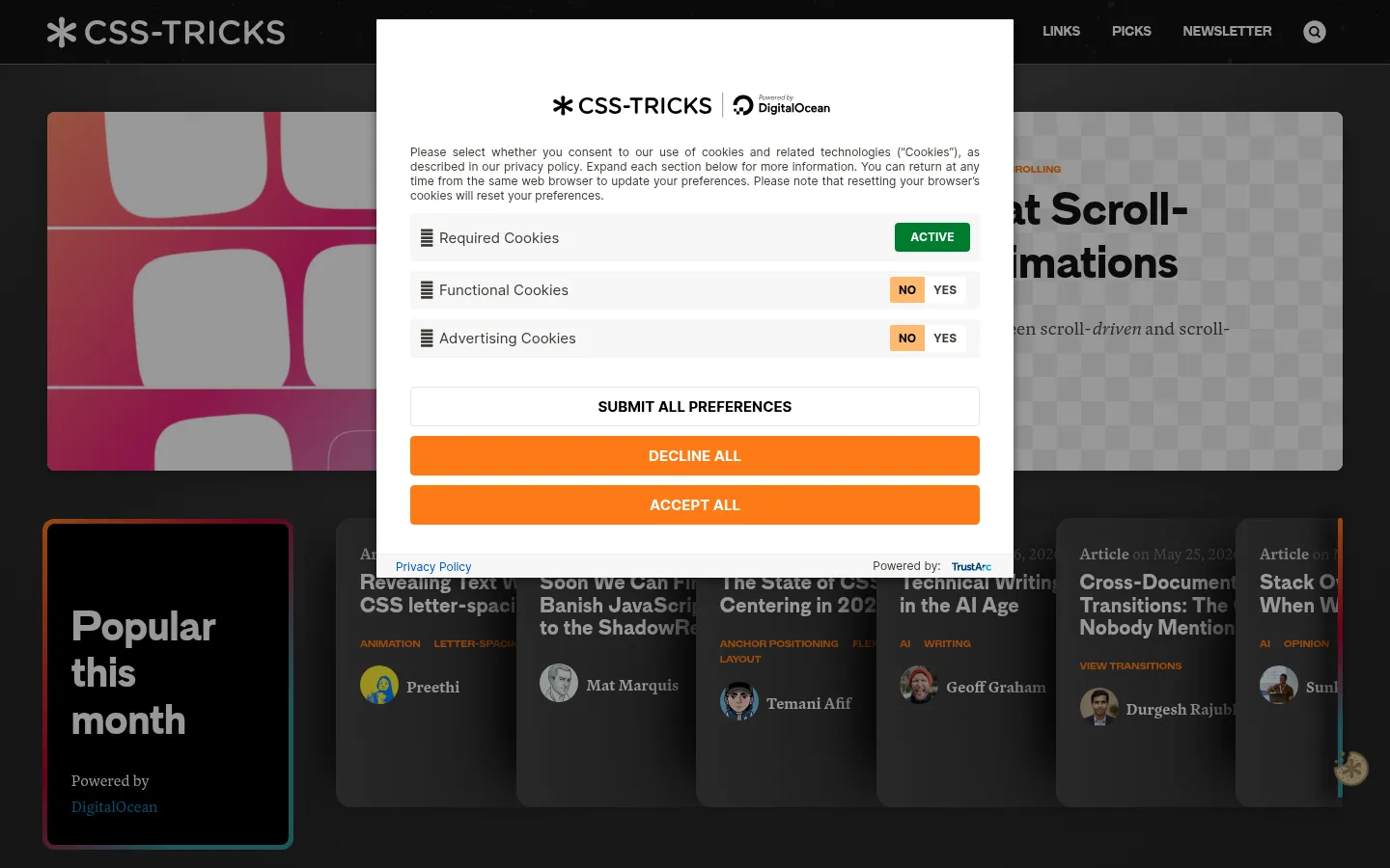 Screenshot https://css-tricks.com/