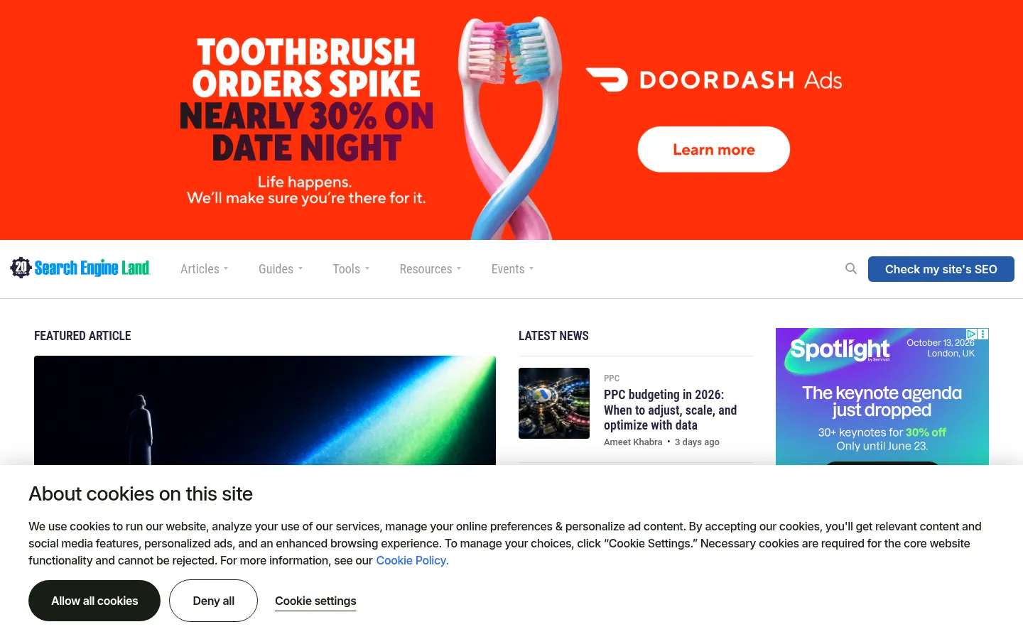 Screenshot https://searchengineland.com/