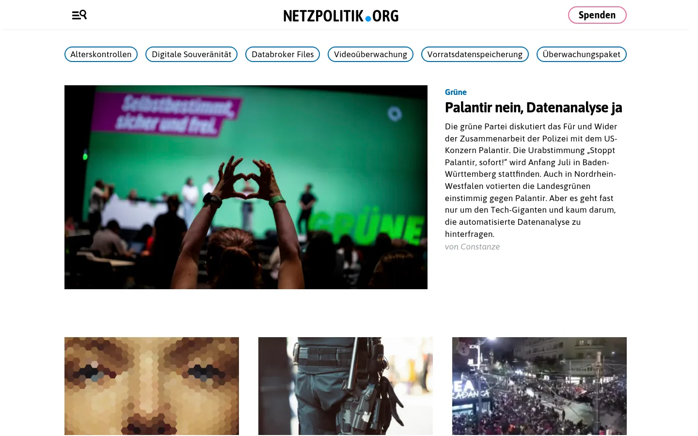 Screenshot https://netzpolitik.org/