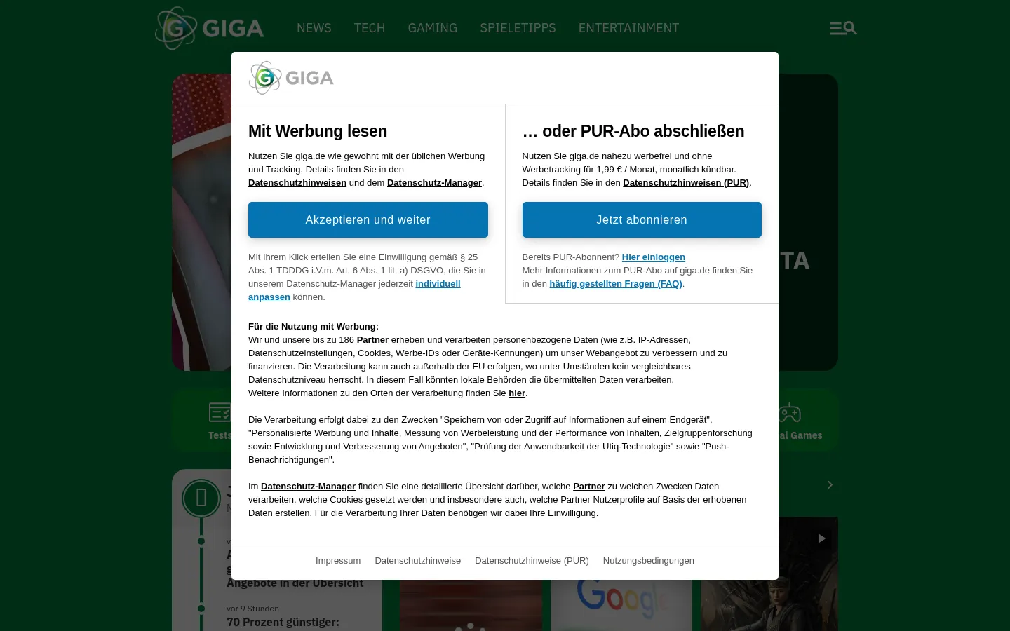 Screenshot https://giga.de/