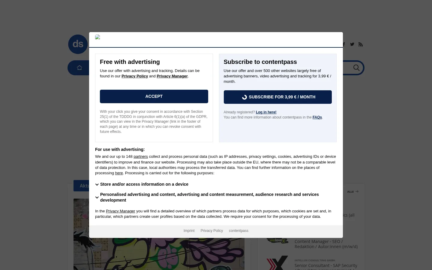 Screenshot https://deutsche-startups.de/