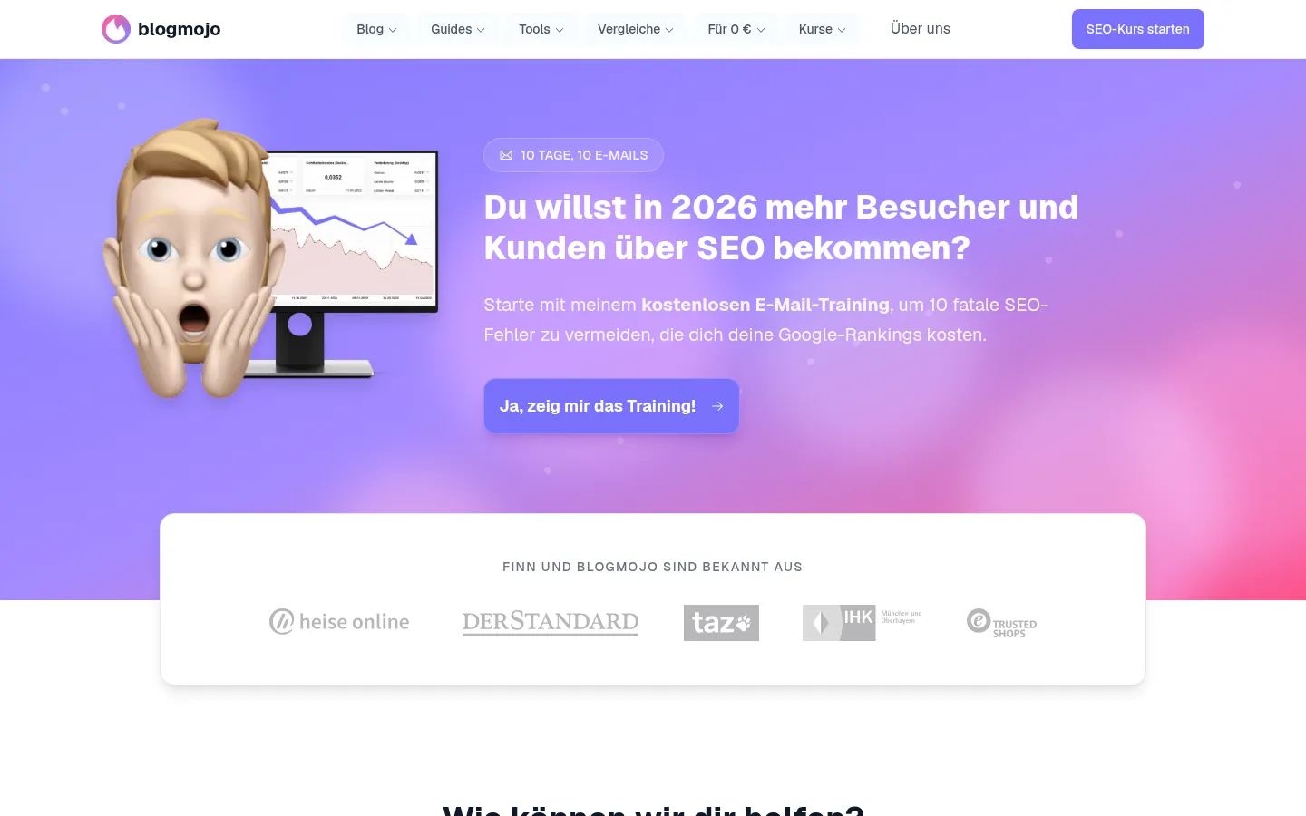 Screenshot https://blogmojo.de/