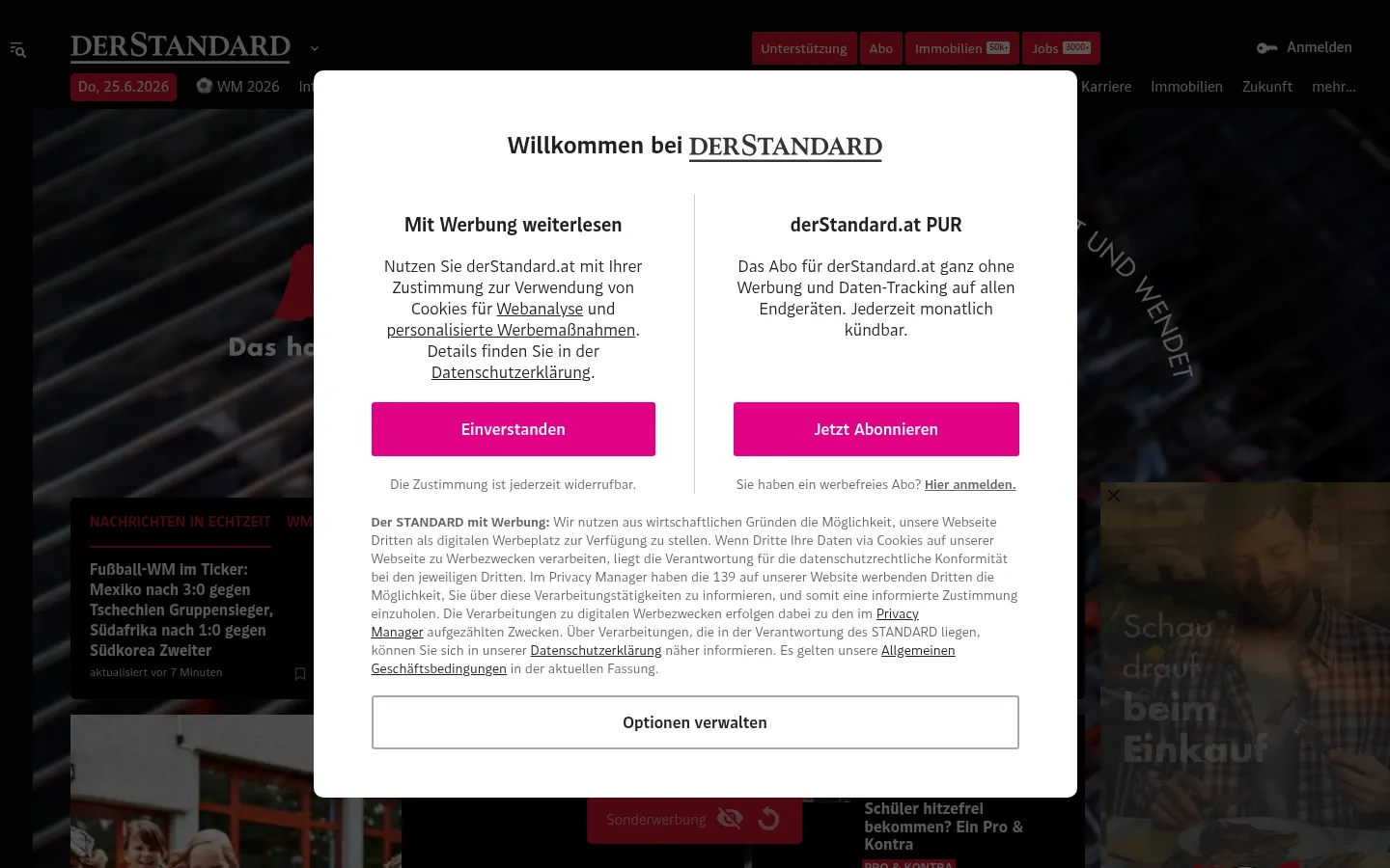 Screenshot https://www.derstandard.at/