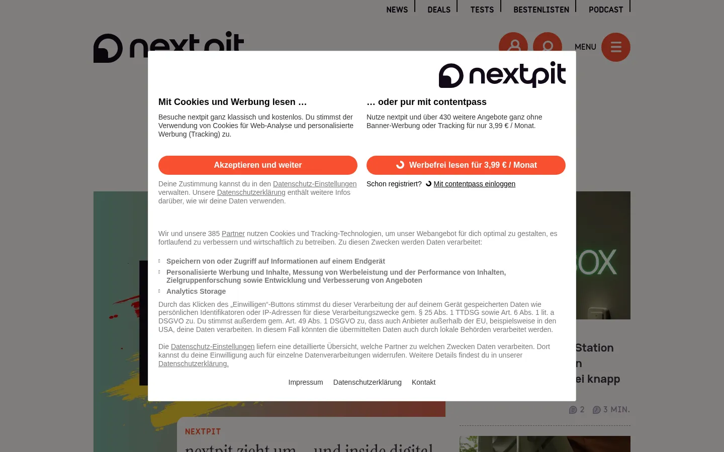Screenshot https://nextpit.de/