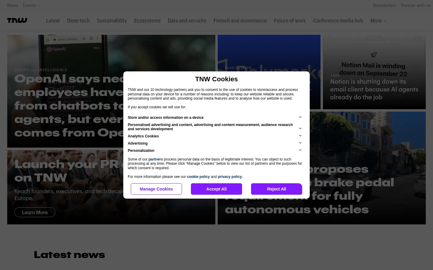 Screenshot https://thenextweb.com/