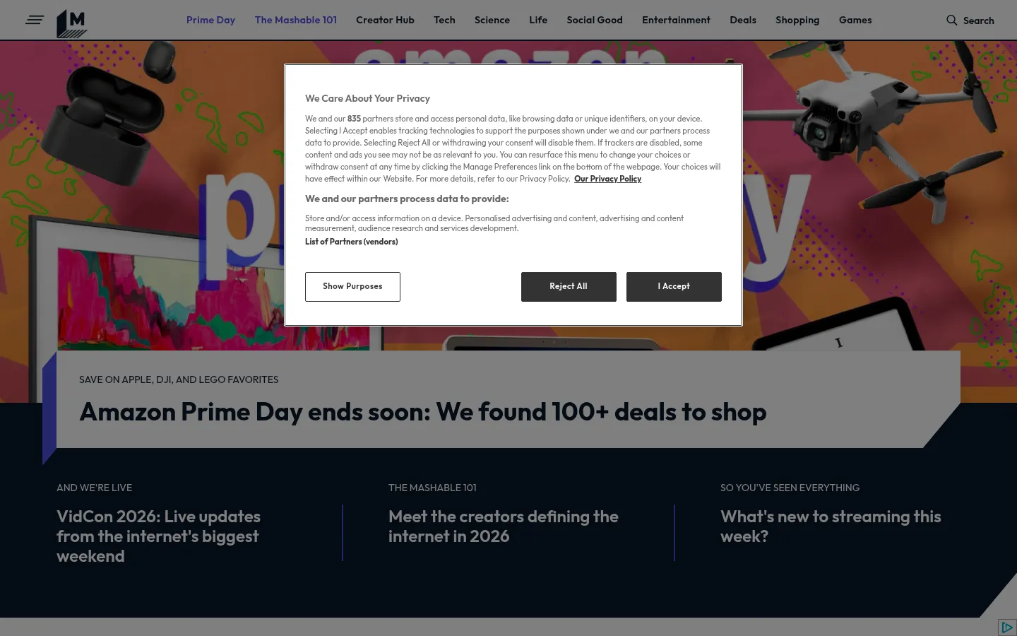 Screenshot https://mashable.com/