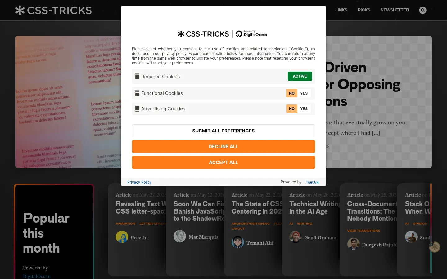 Screenshot https://css-tricks.com/