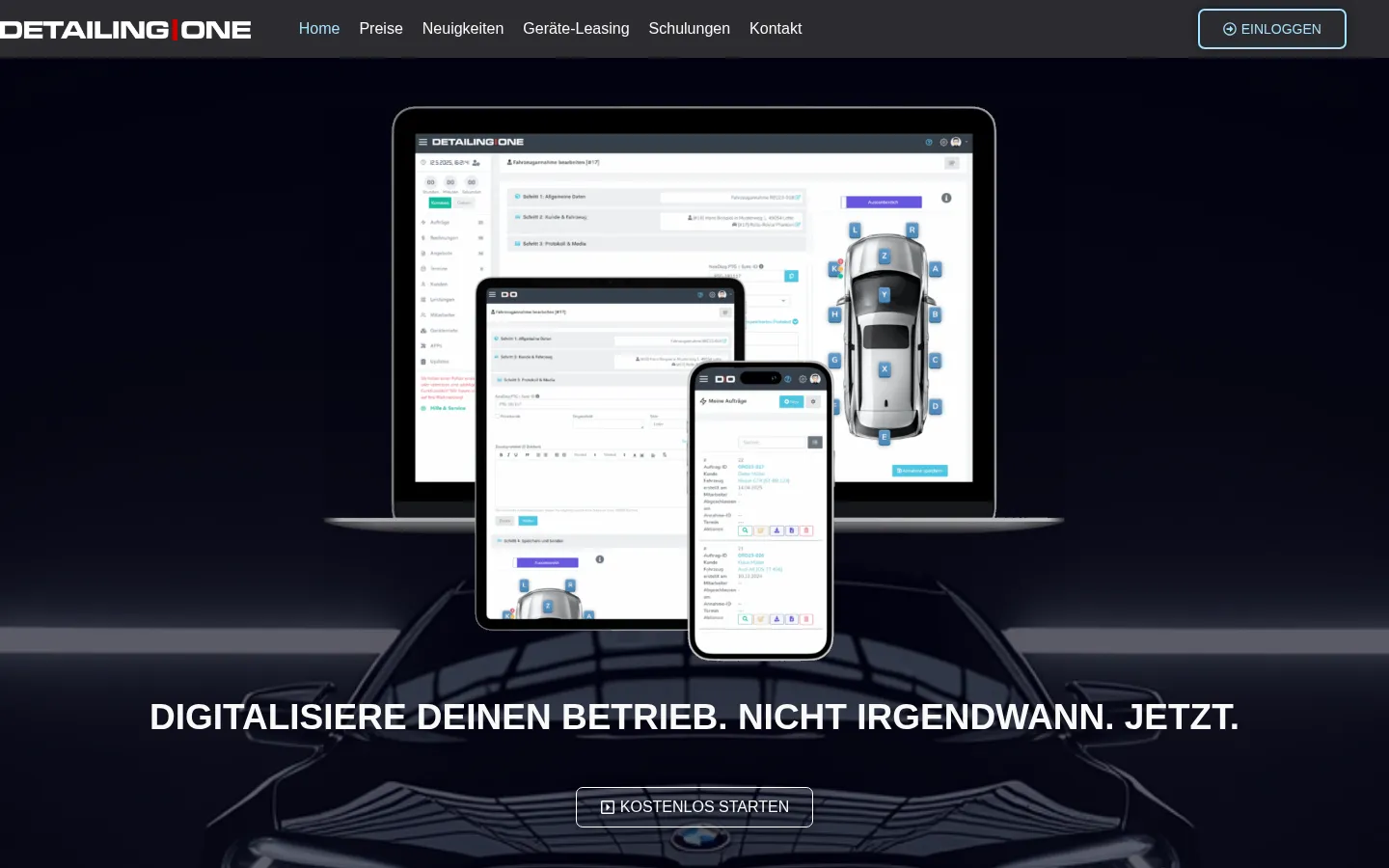 Screenshot https://detailing.one/